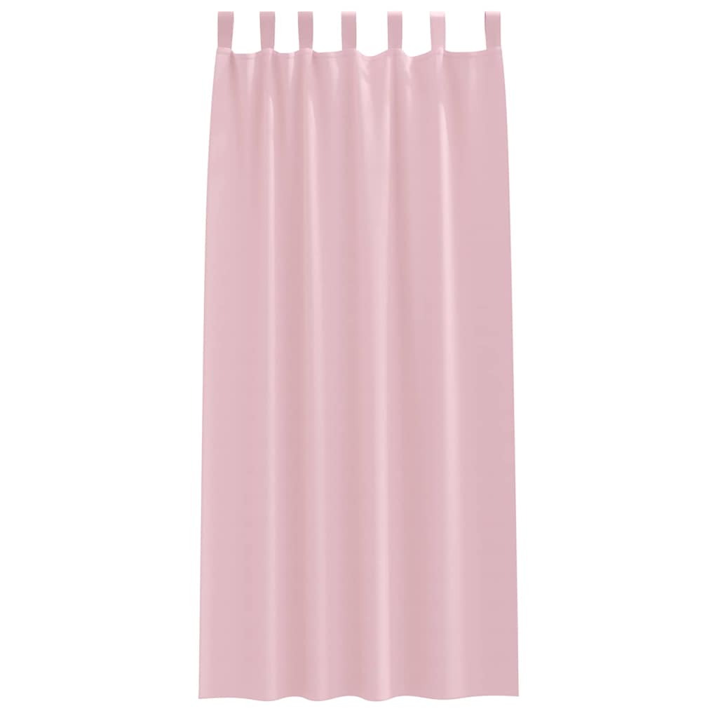 Zavjese za blackout s prstenovima 2 pcs Bebina roza