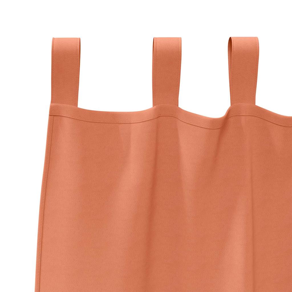 Zavjese za blackout s prstenovima 2 pcs Terakota 225 x 140 cm
