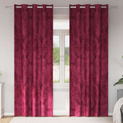 Baršunaste zavjese 2 pcs boja crnog vina 245 x 140 cm Baršun