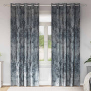 Baršunaste zavjese 2 pcs Srebrno Siva 245 x 140 cm Baršun