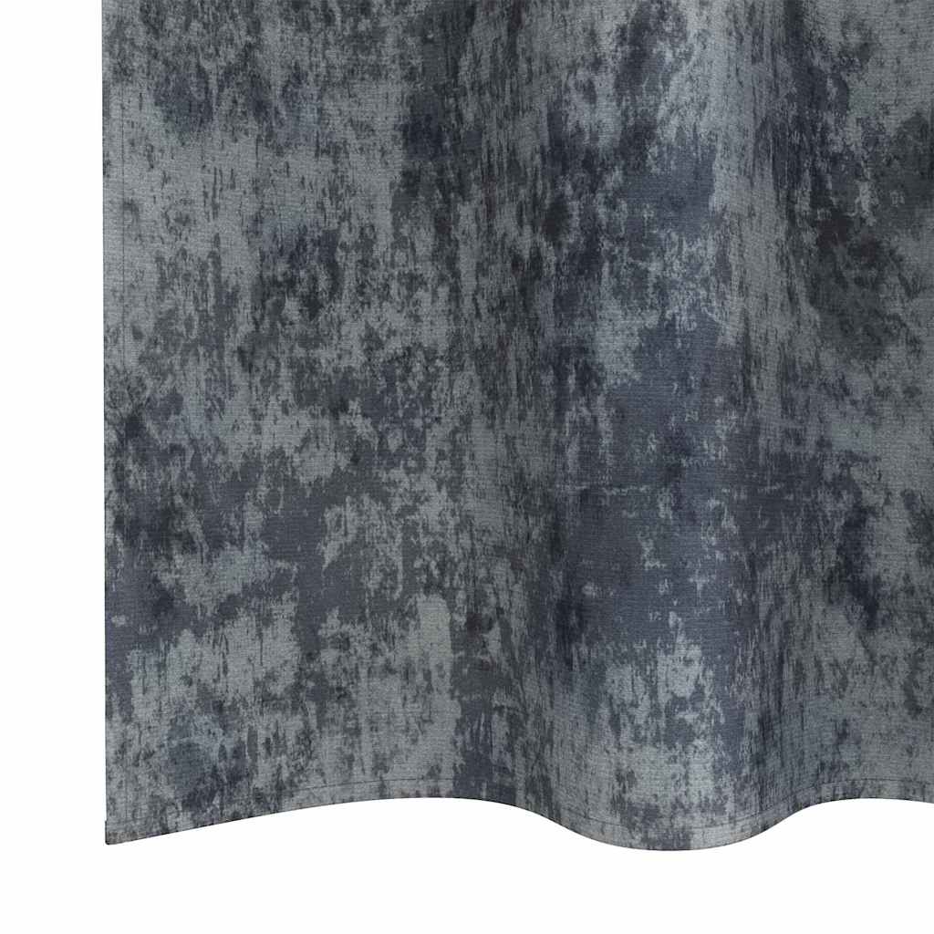 Baršunaste zavjese 2 pcs Srebrno Siva 260 x 140 cm Baršun