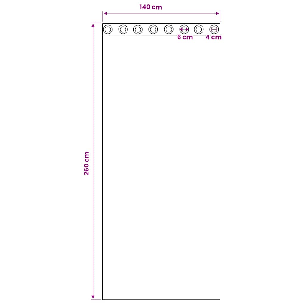 Baršunaste zavjese sa zavjesama 2 pcs Smeđa 260 x 140 cm Baršun