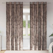 Baršunaste zavjese 2 pcs Boja cappuccina 225 x 140 cm Baršun