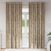 Baršunaste zavjese 2 pcs Šampanjca 225 x 140 cm Baršun
