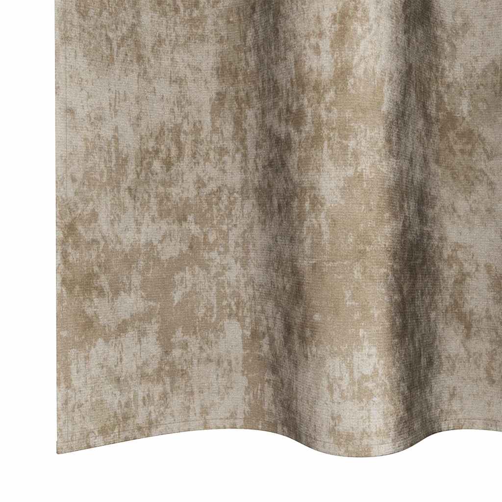 Baršunaste zavjese 2 pcs Šampanjca 260 x 140 cm Baršun