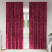 Baršunaste zavjese 2 pcs boja crnog vina 245 x 140 cm Baršun