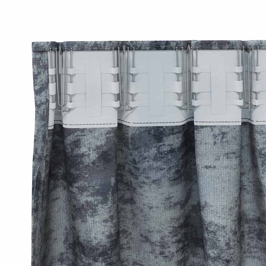 Baršunaste zavjese 2 pcs Srebrno Siva 140 x 140 cm Baršun