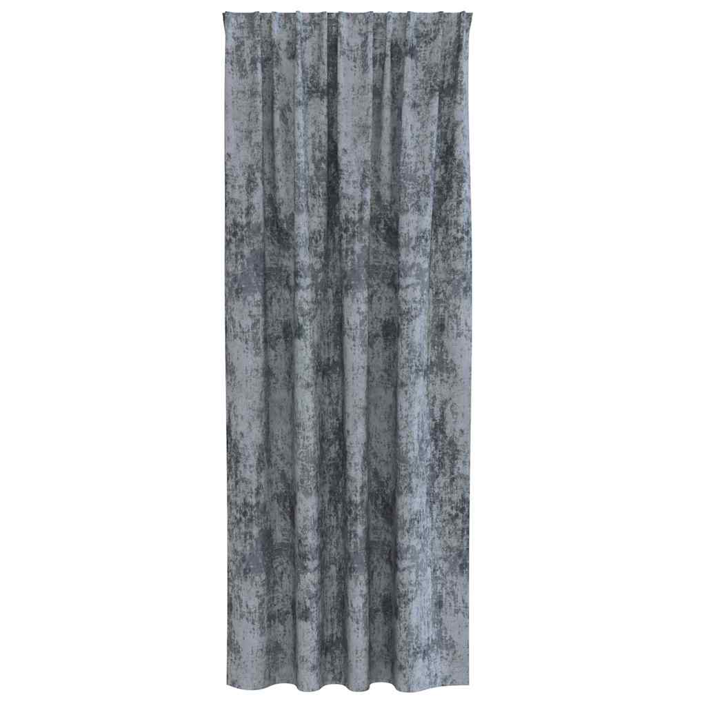 Baršunaste zavjese 2 pcs Srebrno Siva 260 x 140 cm Baršun