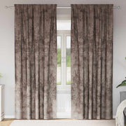 Baršunaste zavjese 2 pcs Boja cappuccina 245 x 140 cm Baršun