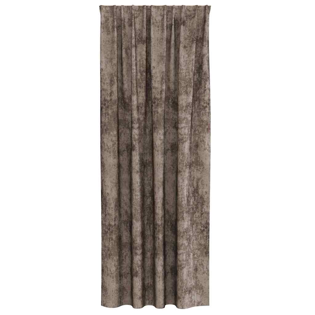 Baršunaste zavjese 2 pcs Boja cappuccina 245 x 140 cm Baršun