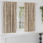 Baršunaste zavjese 2 pcs Šampanjca 175 x 140 cm Baršun