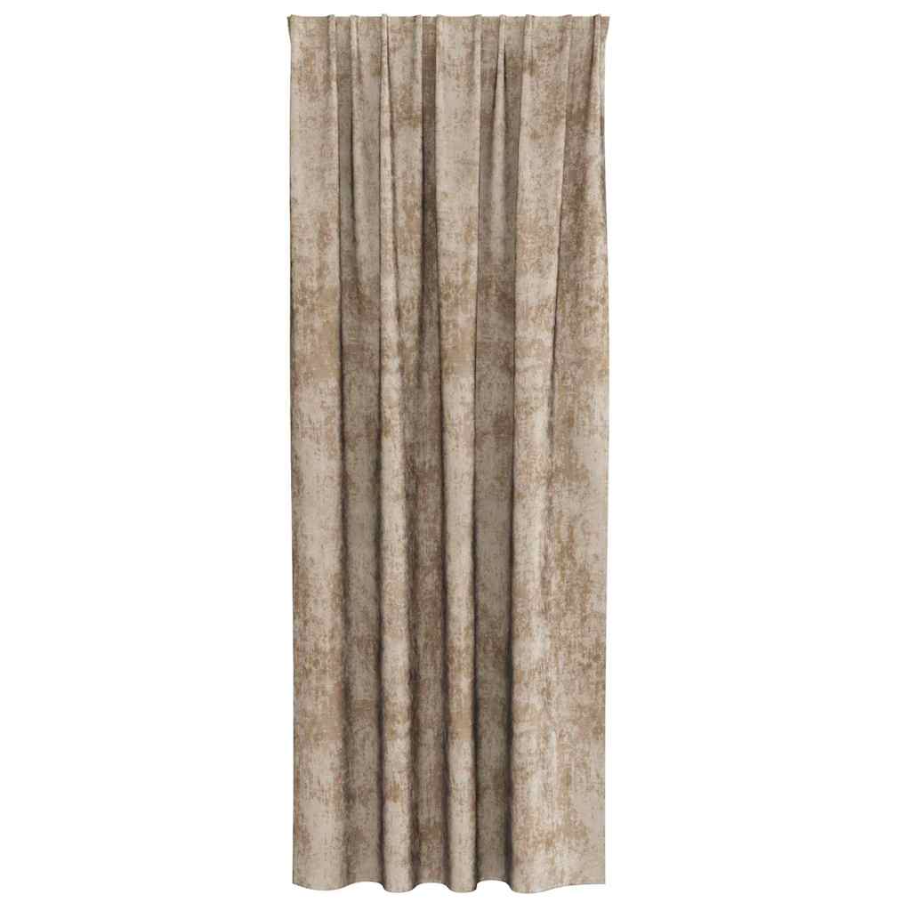 Baršunaste zavjese 2 pcs Šampanjca 225 x 140 cm Baršun