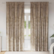 Baršunaste zavjese 2 pcs Šampanjca 260 x 140 cm Baršun