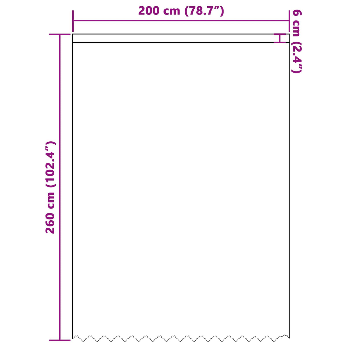 Čipkasta zavjesa sa zavjesama Bijelo 245 x 200 cm Poliester