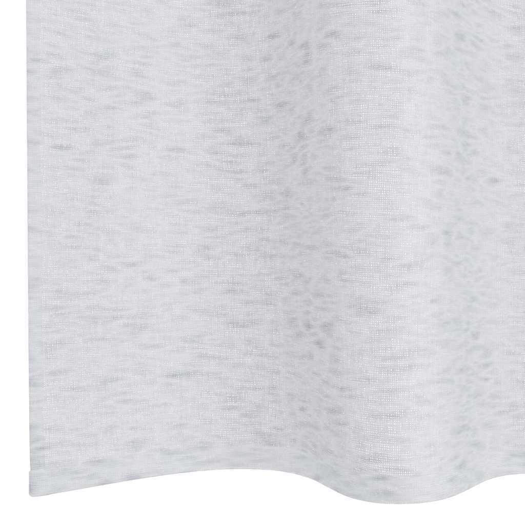 Voile zavjesa 2 pcs Svijetlo siva 140 x 140 cm Poliester