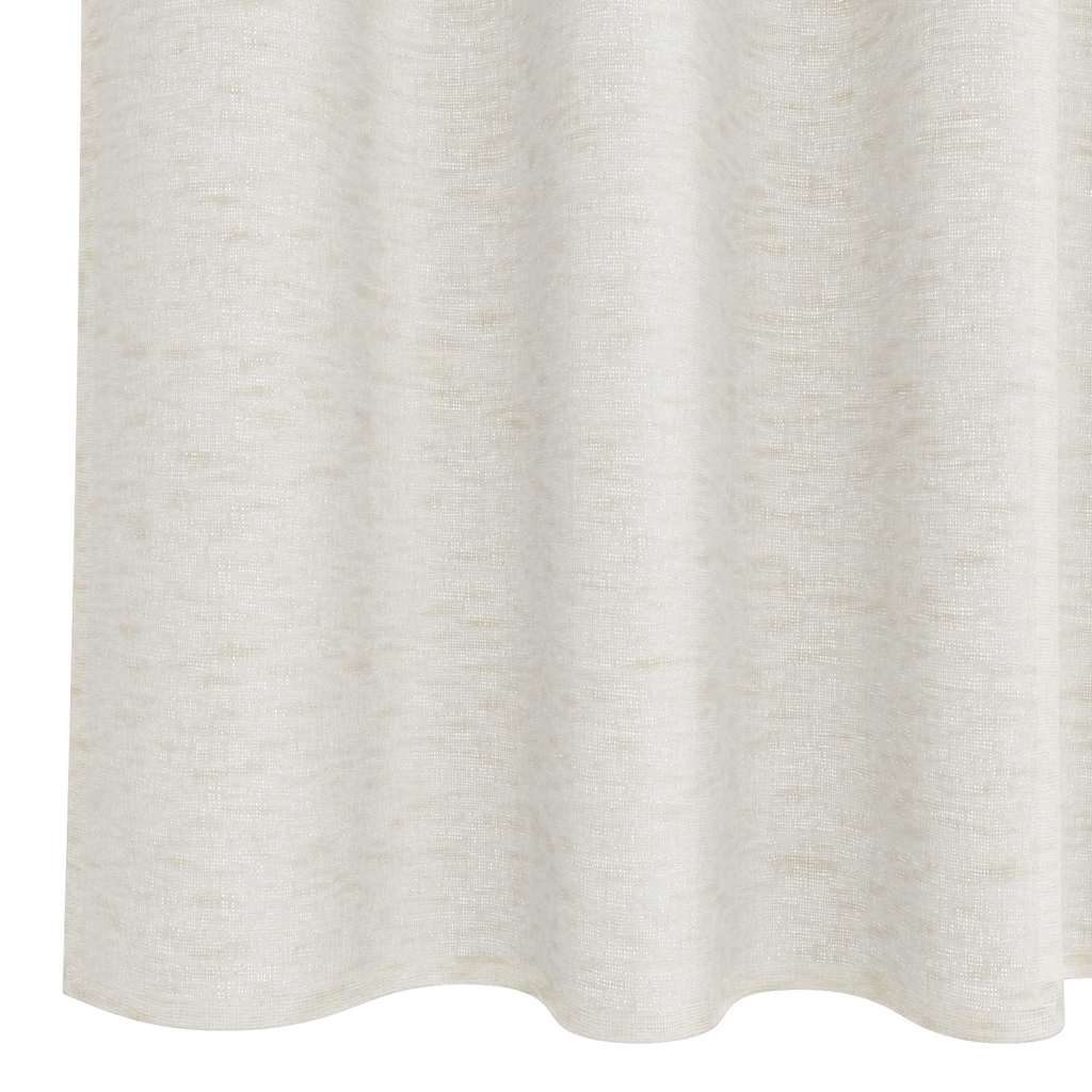 Voile zavjesa sa zavjesama 2 pcs Krema 225 x 140 cm Poliester