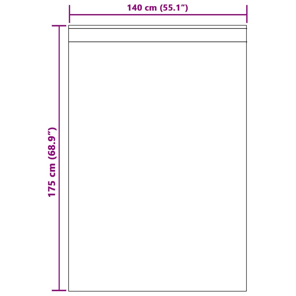 Voile zavjesa sa zavjesama 2 pcs Pijesak 175 x 140 cm Poliester