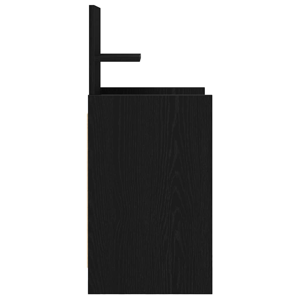 Noćni ormarići s 2 ladice 2 kom crni 38x34x80 cm