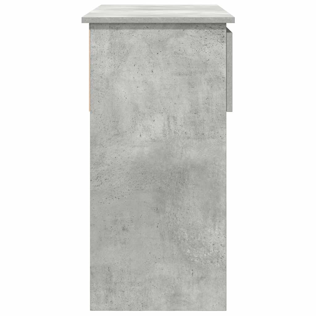 konzolni stol s ladicama beton sivi 85,5x38,5x74,5 cm
