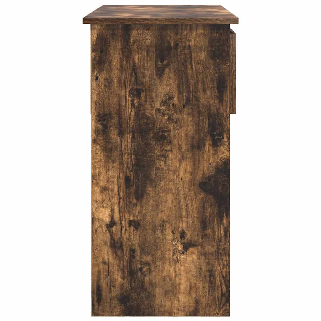 Konzolni stol s ladicama dimljeni hrast 85,5x38,5x74,5 cm