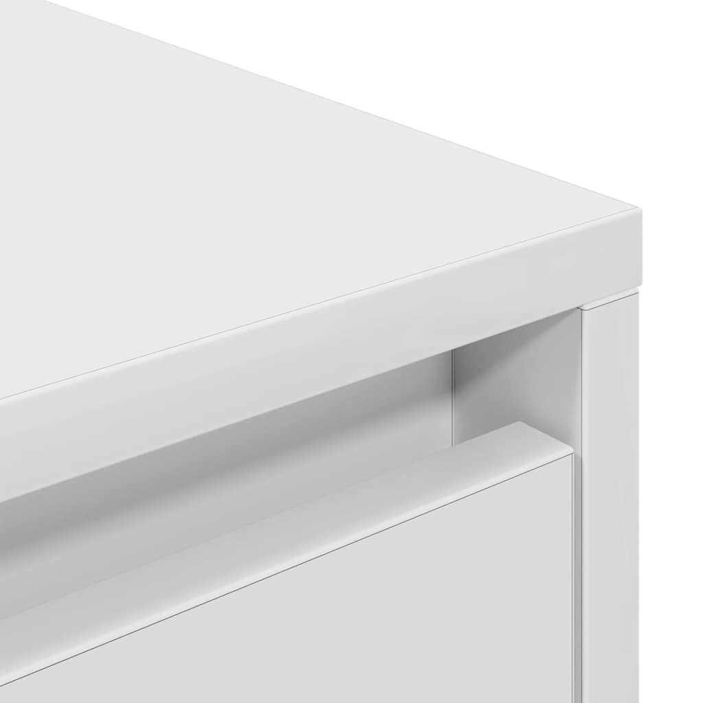 TV ormarić s LED svjetlima bijeli 100x41x50 cm
