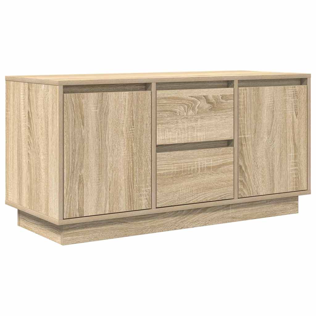 TV ormarić s LED svjetlima boja hrasta sonome 100x41x50 cm