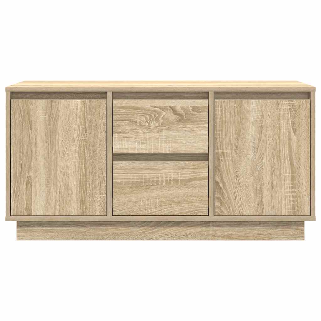 TV ormarić s LED svjetlima boja hrasta sonome 100x41x50 cm