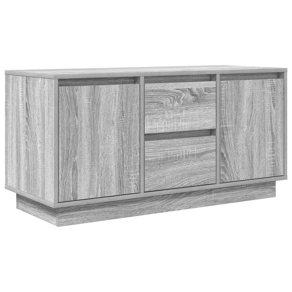 TV ormarić s LED svjetlima boja hrasta sonome 100x41x50 cm