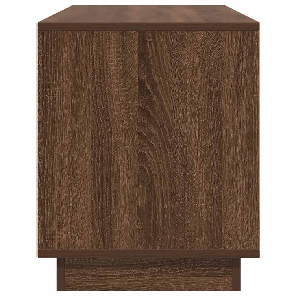 TV ormarić s LED svjetlima boja smeđeg hrasta 100x41x50 cm