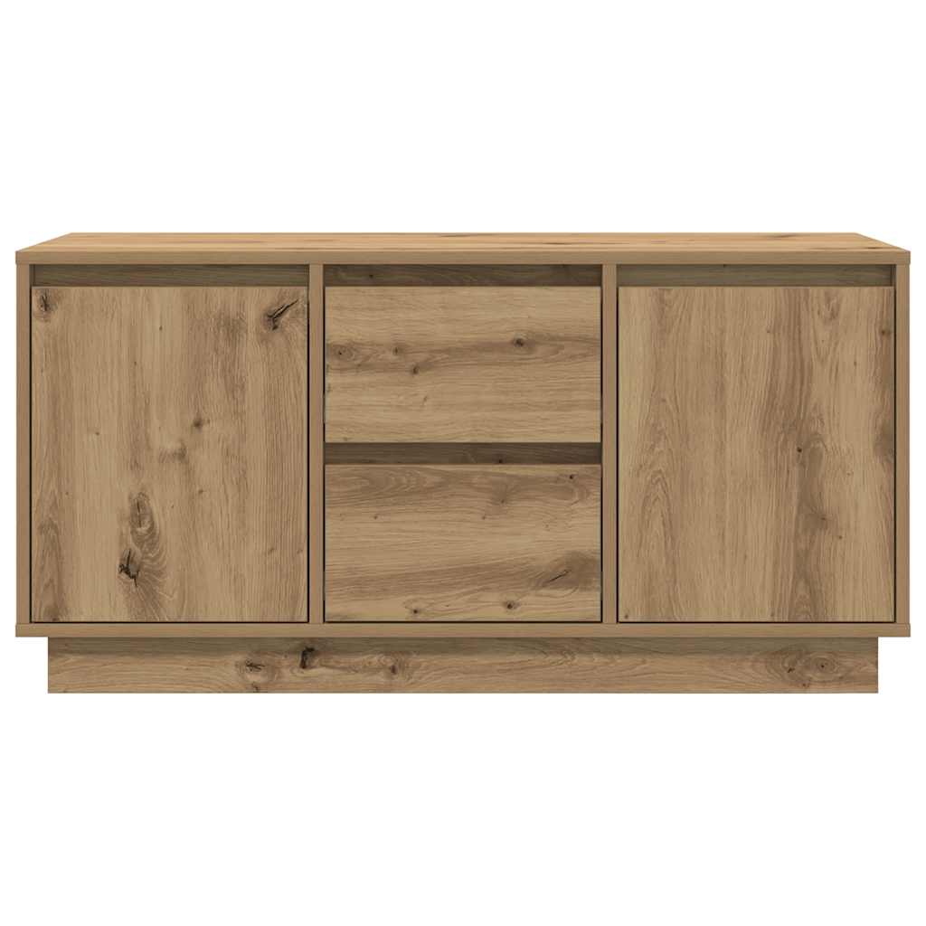 TV ormarić s LED svjetlima artisan hrast 100x41x50 cm