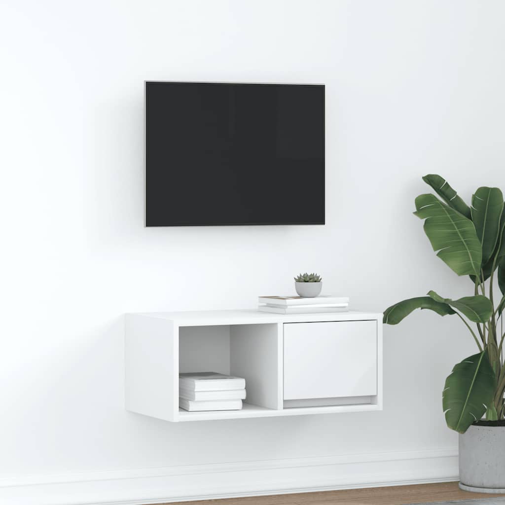 TV ormarić bijeli 60x31x25,5 m od konstruiranog drva
