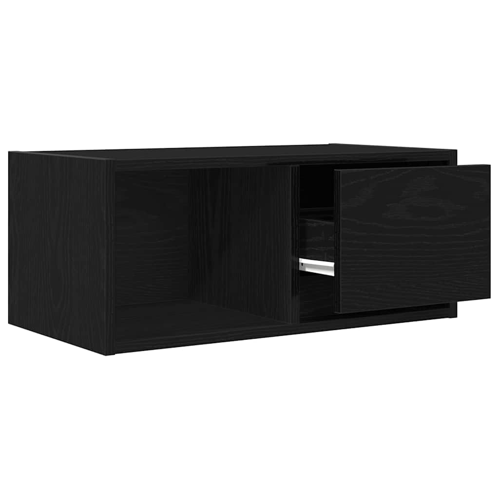 TV ormarić crni hrast 60x31x25,5 cm konstruirano drvo