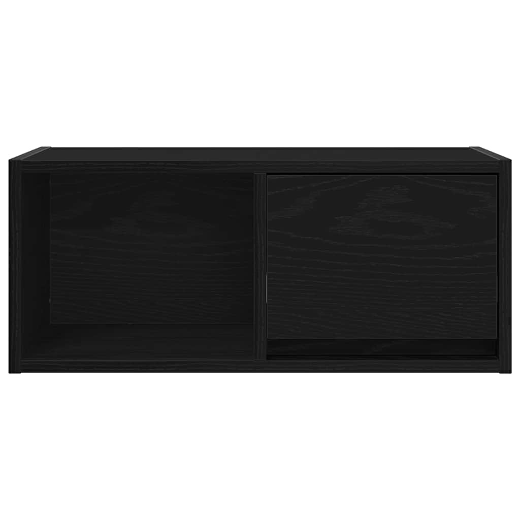 TV ormarić crni hrast 60x31x25,5 cm konstruirano drvo