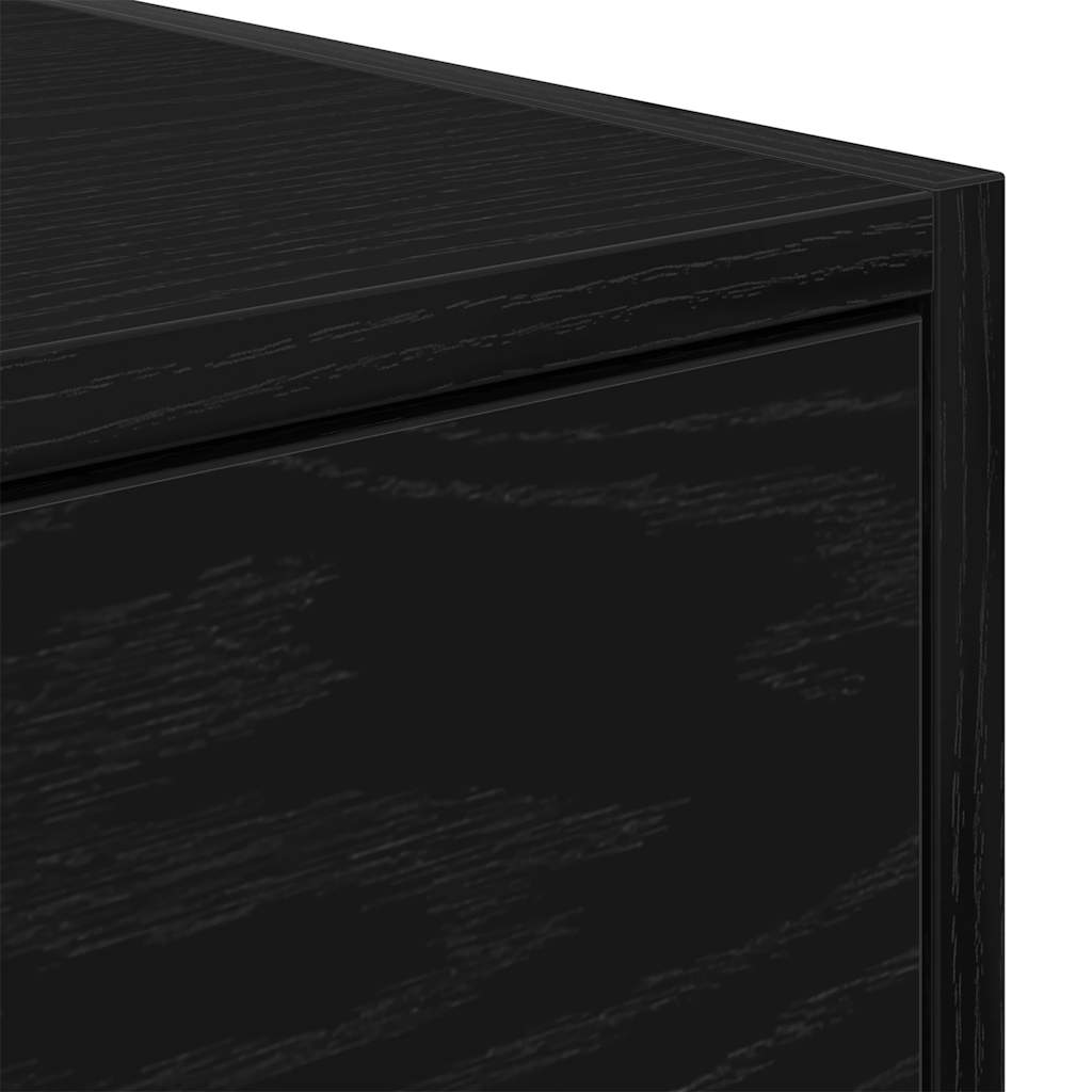 TV ormarić crni hrast 60x31x25,5 cm konstruirano drvo