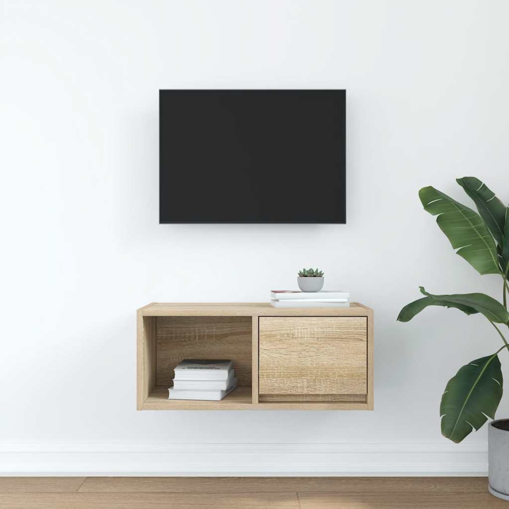 TV ormarić od iverice boja hrasta sonome 60x31x25,5 cm