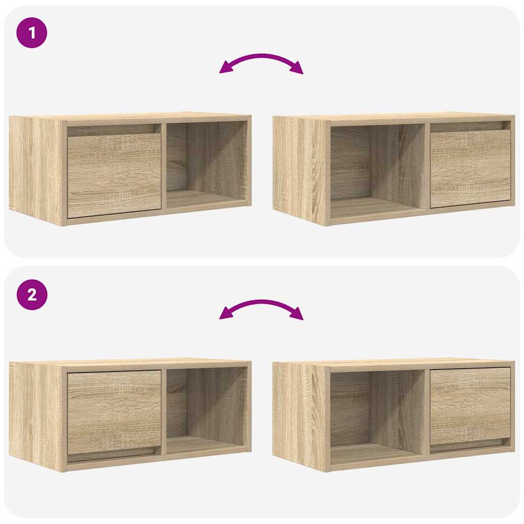 TV ormarić od iverice boja hrasta sonome 60x31x25,5 cm