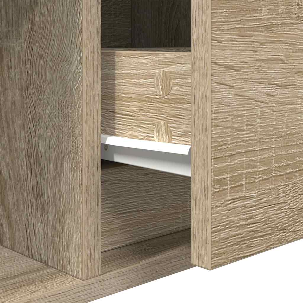 TV ormarići 2kom boja hrasta 60x31x25,5 cm konstruiranog drva