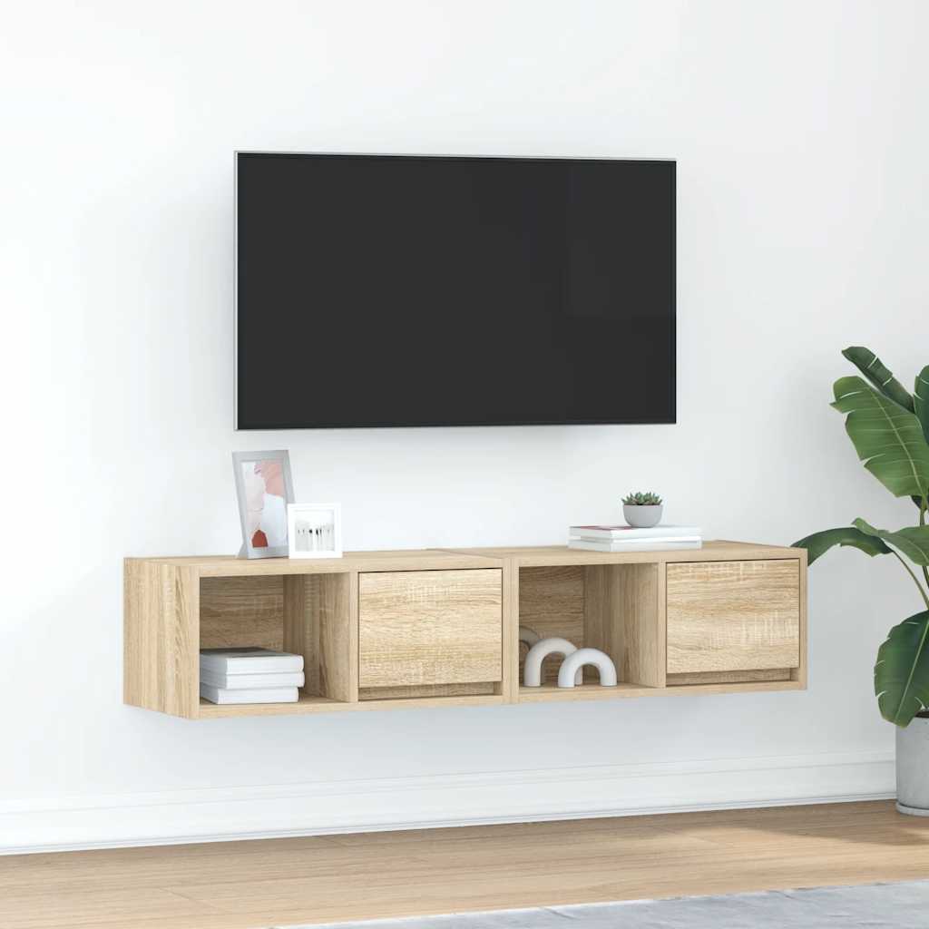 TV ormarići 2kom boja hrasta 60x31x25,5 cm konstruiranog drva