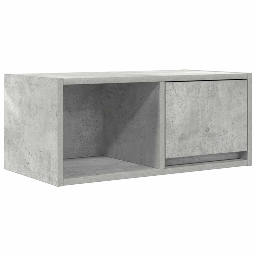 TV ormarić boja betona 760x31x25,5 cm od konstruiranog drva