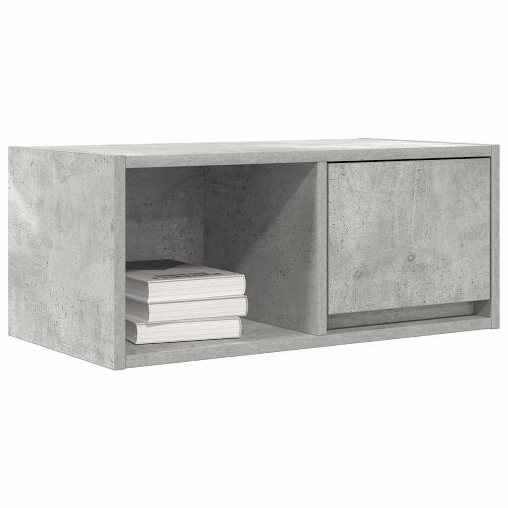 TV ormarić boja betona 760x31x25,5 cm od konstruiranog drva
