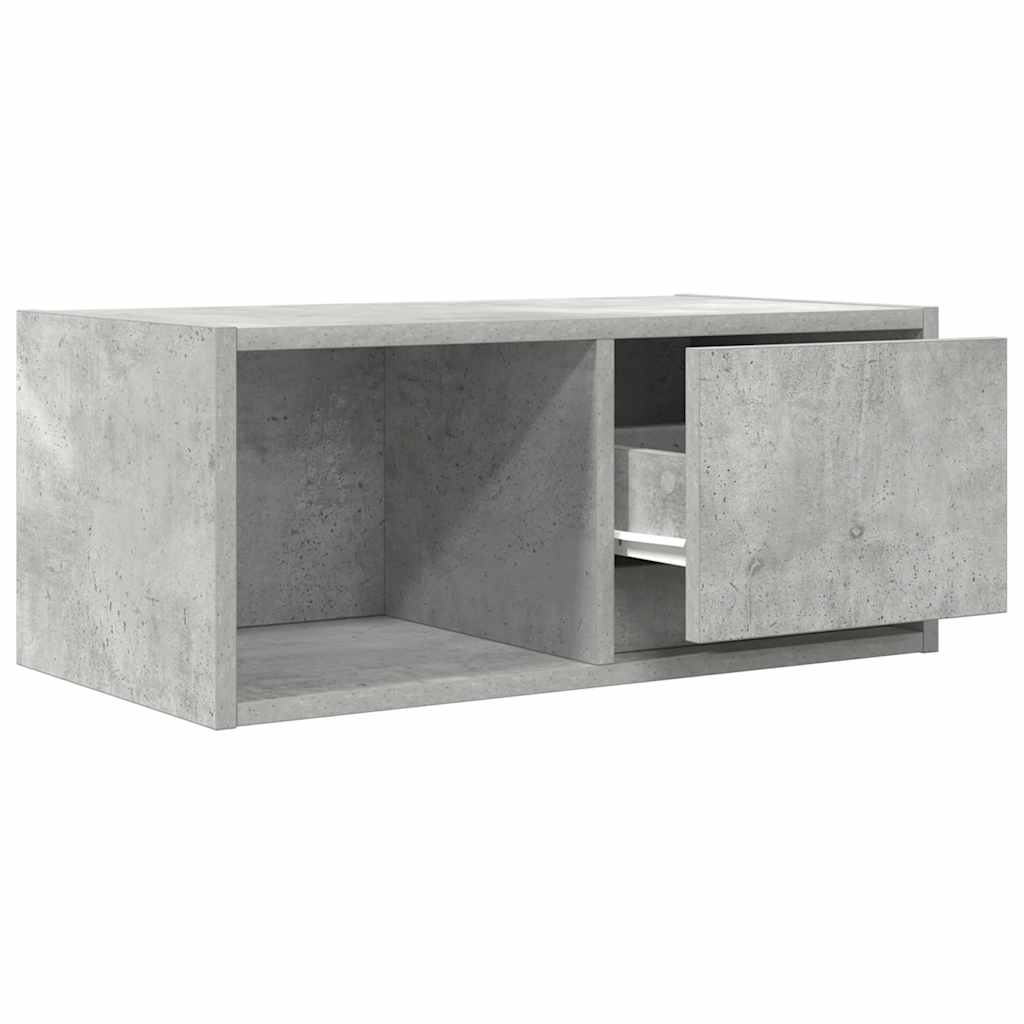 TV ormarić boja betona 760x31x25,5 cm od konstruiranog drva