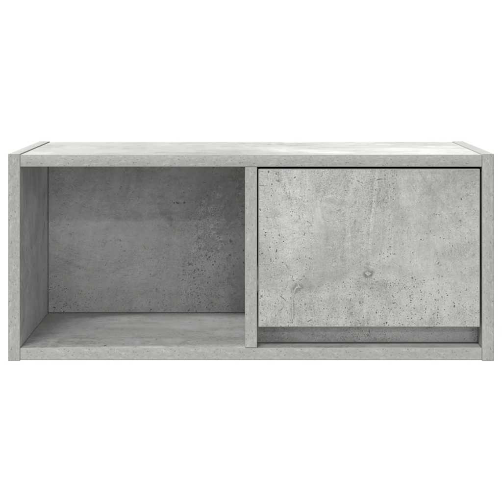 TV ormarić boja betona 760x31x25,5 cm od konstruiranog drva