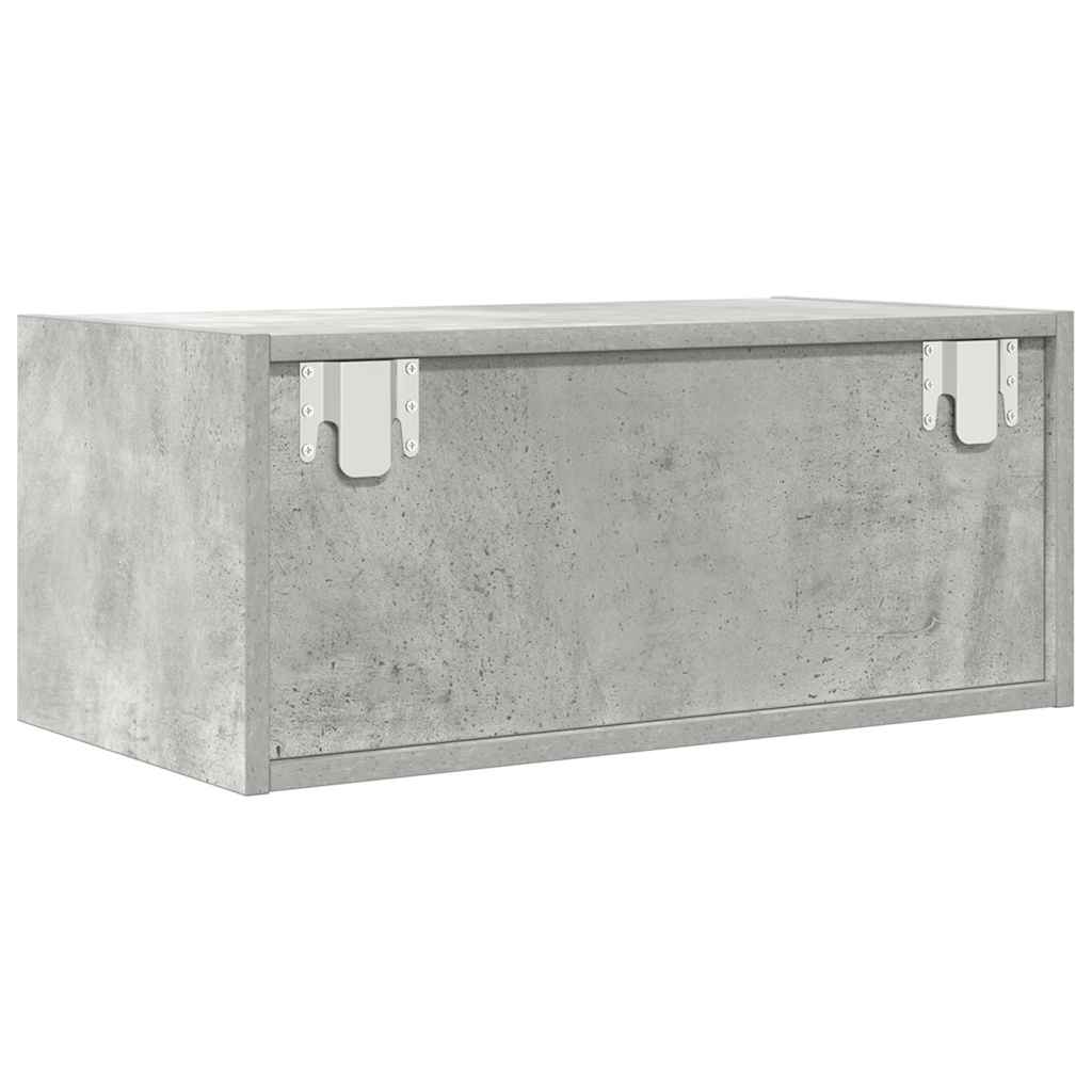 TV ormarić boja betona 760x31x25,5 cm od konstruiranog drva