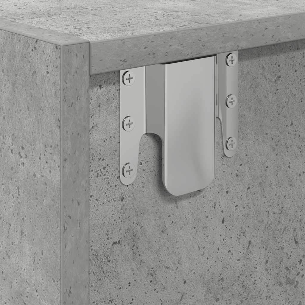 TV ormarić boja betona 760x31x25,5 cm od konstruiranog drva