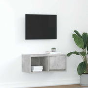 TV ormarić boja betona 760x31x25,5 cm od konstruiranog drva