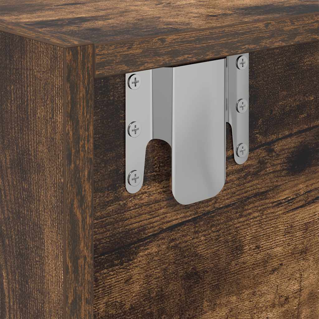 TV ormarić boja dimljenog hrasta 60x31x25,5cm konstruirano drvo