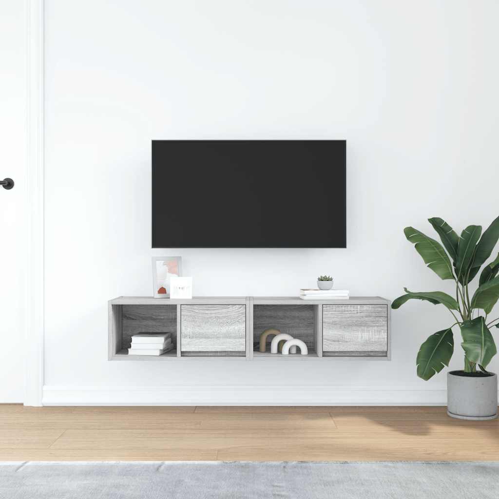 TV ormarići 2 kom hrast sonoma 60x31x25,5 cm konstruirano drvo