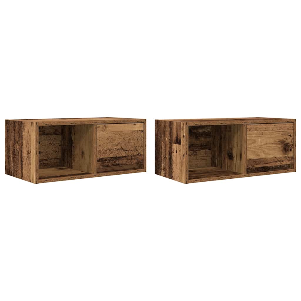 TV ormarići 2 kom staro drvo 60x31x25,5 cm konstruirano drvo