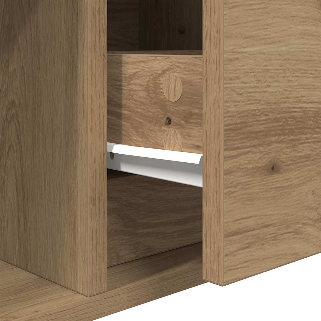 TV ormarići 2 kom artisan hrast 60x31x25,5 cm konstruirano drvo