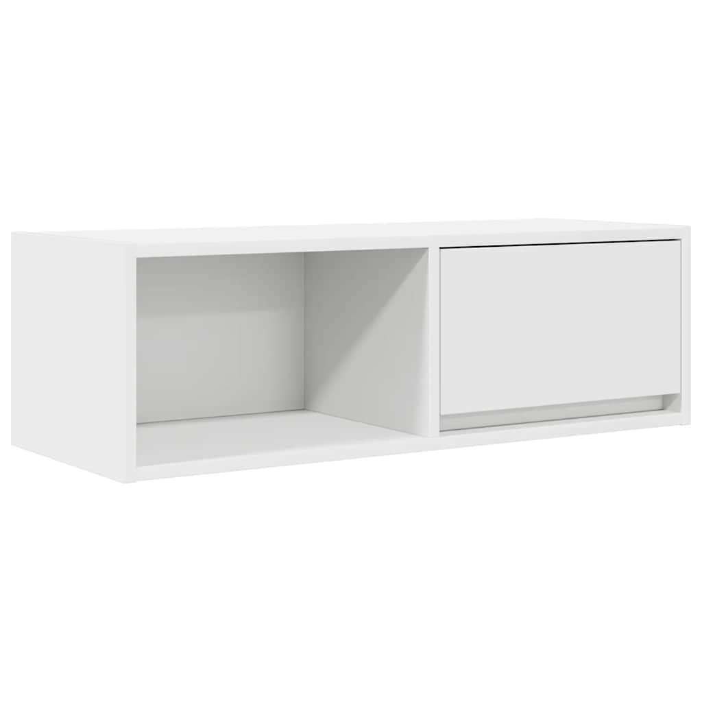 TV ormarić bijeli 80x31x25,5 cm od konstruiranog drva